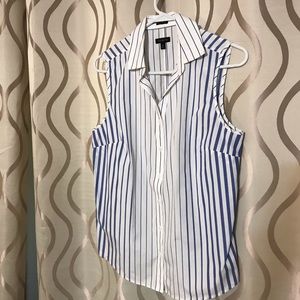 Talbots sleeveless blouse size 12